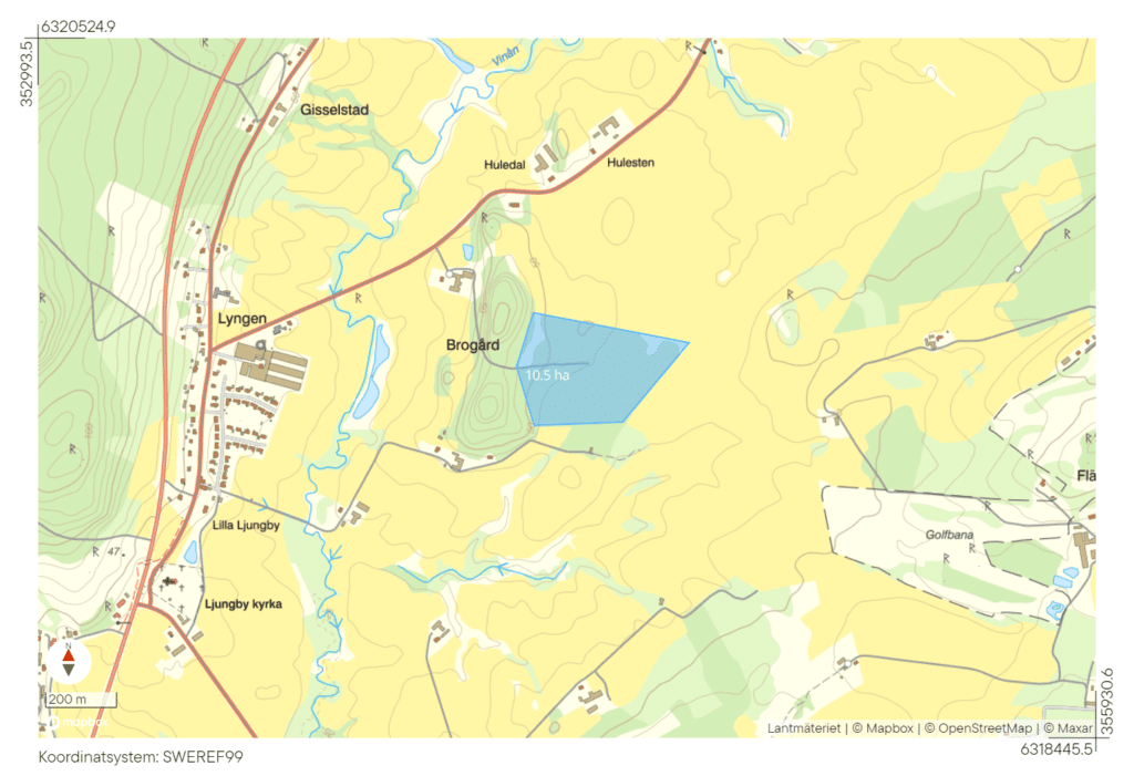 Solpark solcellspark Falkenberg